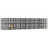 vidaXL Outdoor Dog Kennel Steel 16.59 m&sup2;