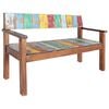vidaXL Bench 115 cm Solid Reclaimed Wood