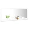 vidaXL Bathroom Mirror High Gloss White 100x10.5x37 cm Engineered Wood