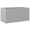 vidaXL Planter Silver 62x30x29 cm Galvanised Steel
