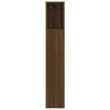 vidaXL Headboard Cabinet Brown Oak 160x18.5x104.5 cm
