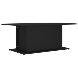 vidaXL Coffee Table Black 102x55.5x40 cm Engineered Wood