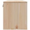 vidaXL Wall Cabinet 80x30x35 cm Solid Wood Pine