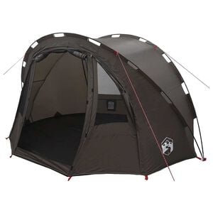 vidaXL Fishing Tent 2-Person Brown Waterproof