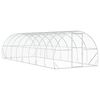 vidaXL Chicken Coop Silver 800 x 300 x 200 cm Galvanised Steel