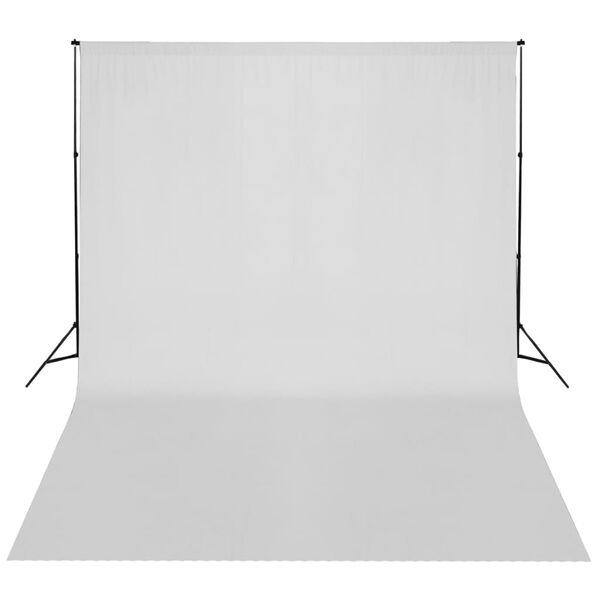 vidaXL Backdrop Support System 300 x 300 cm White