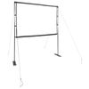 vidaXL Projection Screen with Stands 100 Inch 4:3
