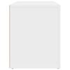 vidaXL Bedside Cabinet White 60x36x45 cm Engineered Wood