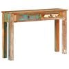 vidaXL Console Table 110x30x75 cm Solid Wood Reclaimed