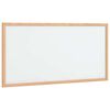 vidaXL Magnetic Whiteboard with Solid Pine Wood Frame 60x30 cm