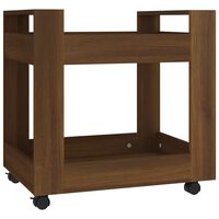 vidaXL Desk Trolley Brown Oak 60x45x60 cm Engineered Wood