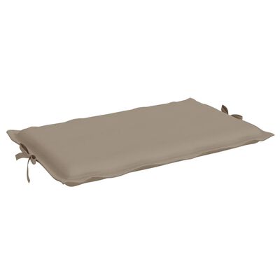 vidaXL Sun Lounger Cushion Taupe 186x58x3cm Oxford Fabric