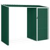 vidaXL Garden Shed | Green | Galvanised Steel | Large | Garden Shed