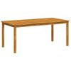vidaXL Garden Dining Table 180x90x75 cm Solid Wood Acacia