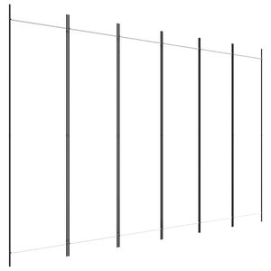 vidaXL 6-Panel Room Divider White 300x200 cm Fabric
