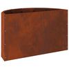 vidaXL Planter Rusty 60 x 30 x 35 cm Weathering Steel