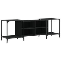 vidaXL TV Cabinet Black 153x37x50 cm Engineered Wood
