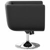 vidaXL Bar Chair Black Faux Leather