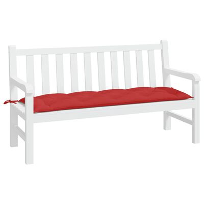 vidaXL Garden Bench Cushion Red 150x50x7 cm Oxford Fabric