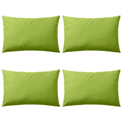 vidaXL Outdoor Pillows 4 pcs 60x40 cm Apple Green