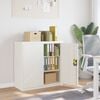vidaXL File Cabinet White 90x40x90 cm Steel