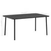 vidaXL Garden Table Dark Grey 150x90x72 cm Steel