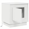 vidaXL Bedside Cabinet 2 pcs White 44 x 34.5 x 45 cm Engineered Wood