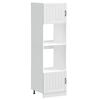 vidaXL Oven Cabinets 2 pcs Lucca White Engineered Wood
