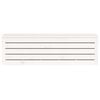 vidaXL Storage Box White 109x36.5x33 cm Solid Wood Pine