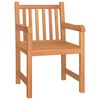 vidaXL 5 Piece Garden Dining Set Solid Wood Teak