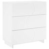 vidaXL Sideboard White 70 x 38 x 75 cm Engineered Wood