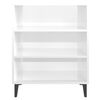 vidaXL Sideboard High Gloss White 57x35x70 cm Engineered Wood