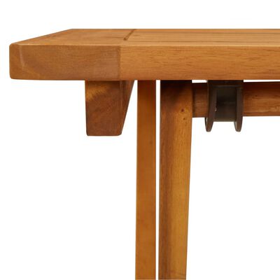 vidaXL Folding Garden Table 60x60x75 cm Solid Acacia Wood
