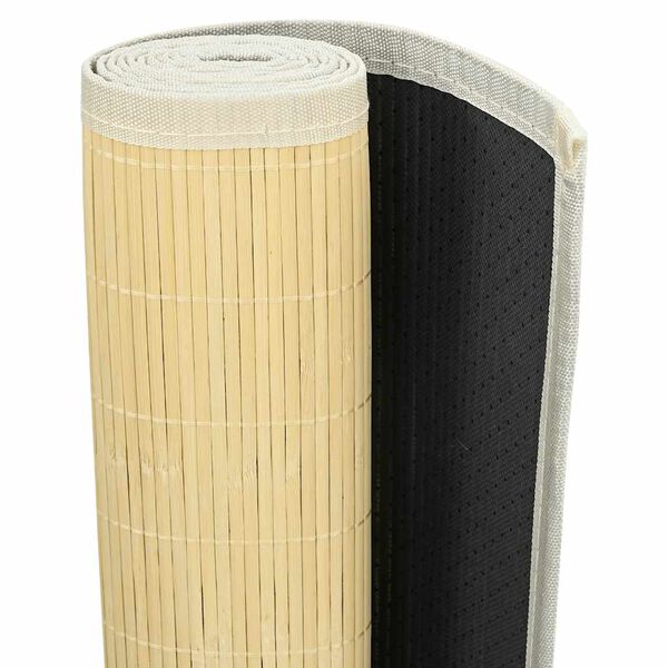 vidaXL Rug Bamboo 100x160 cm Natural
