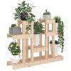 vidaXL Plant Stand 104.5x25x77.5 cm Solid Wood Pine