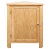 vidaXL Corner Cabinet 59x45x80 cm Solid Oak Wood