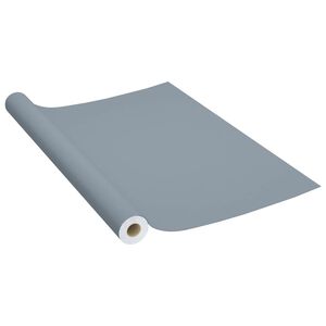 vidaXL Furniture Film | Grey | PVC | 500x90 cm | Waterproof | Furniture Film