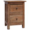 vidaXL Nightstand Solid Mahogany Wood 40x30x51 cm