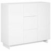 vidaXL Sideboard White 85.5 x 31 x 75 cm Engineered Wood