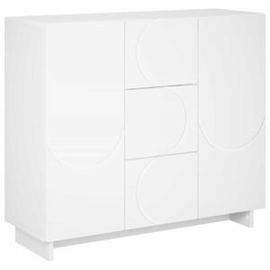 vidaXL Sideboard White 85.5 x 31 x 75 cm Engineered Wood