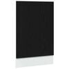 vidaXL Dishwasher Panel "Lyon" Black Oak 45x1,5x67 cm Engineered Wood