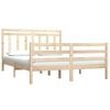 vidaXL Bed Frame without Mattress 150x200 cm King Size Solid Wood