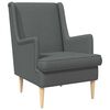 vidaXL Armchair Dark Grey Fabric