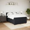 vidaXL Box Spring Bed with Mattress Black Double Velvet