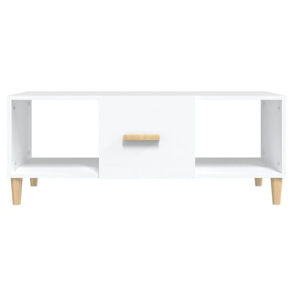 vidaXL Coffee Table White 102x50x40 cm Engineered Wood