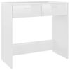 vidaXL Desk | High gloss white | Engineered wood | Compact | Sleek | Desk