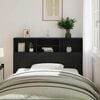 vidaXL Headboard Cabinet Black Oak 140 x 19 x 103.5 cm Engineered Wood