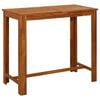 vidaXL Bar Table | Wood | Solid acacia wood | Medium | Durable | Bar Table