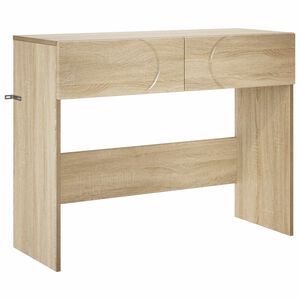 vidaXL Console Table Sonoma Oak 96.5 x 38 x 75 cm Engineered Wood