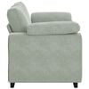 vidaXL Loveseat Sofa Light Grey 160x77x82 cm Velvet
